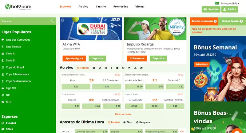 Bet9 apostas esportivas